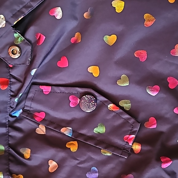 Navy London Fog girl raincoat - Picture 8 of 8